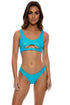 Luli Fama Bella Open Front Bralette Top